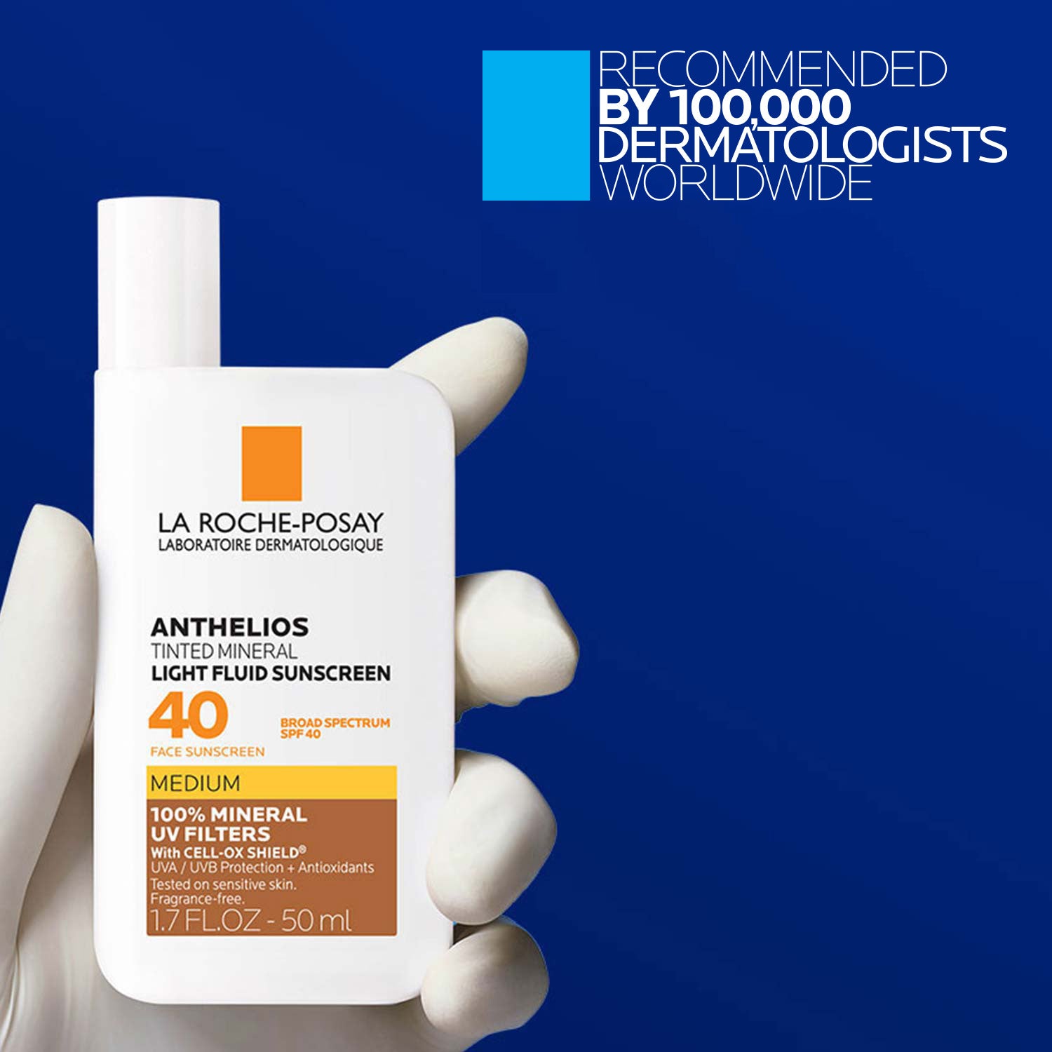 Anthelios Mineral Tinted Sunscreen for Face with SPF